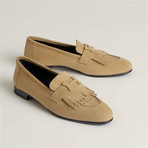 Hermès Royal Suede Loafers 